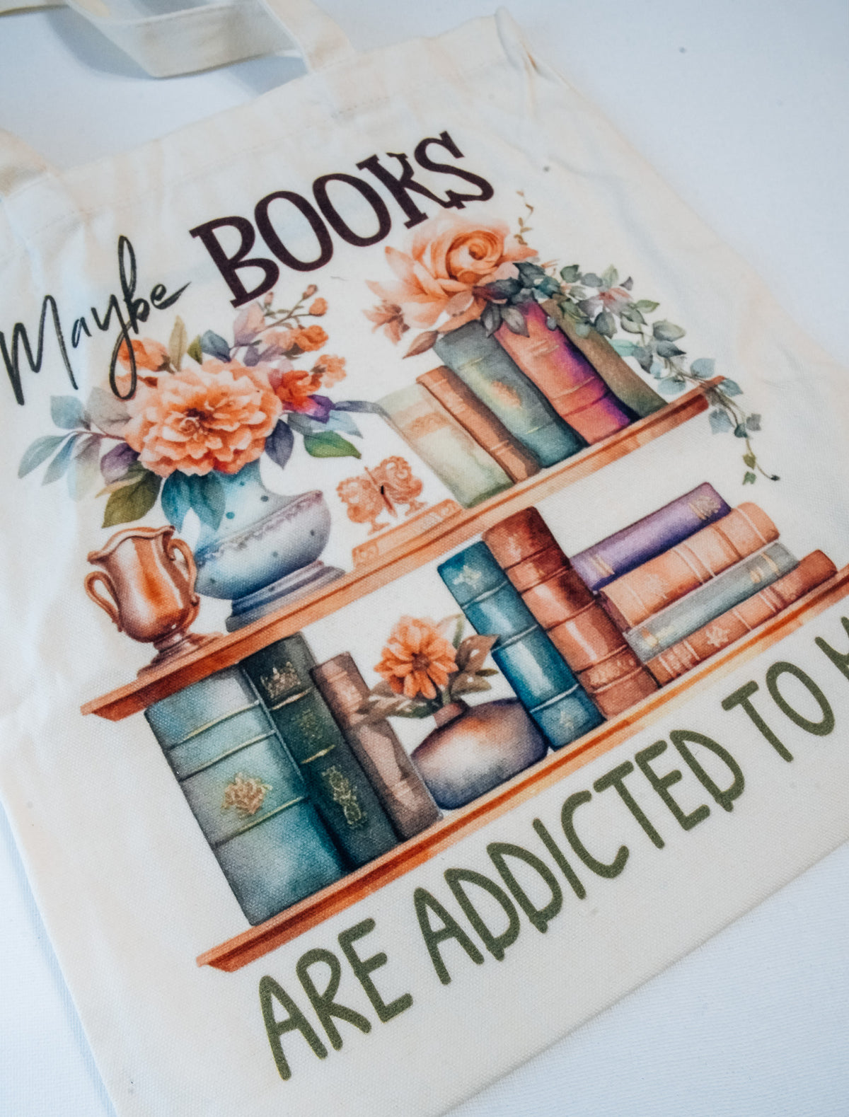 Bookish Canvas Tote Bag