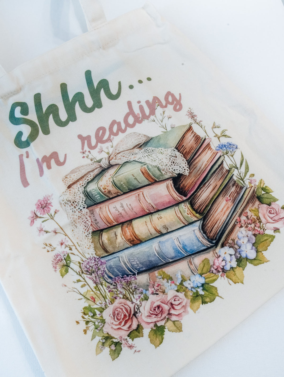 Bookish Canvas Tote Bag