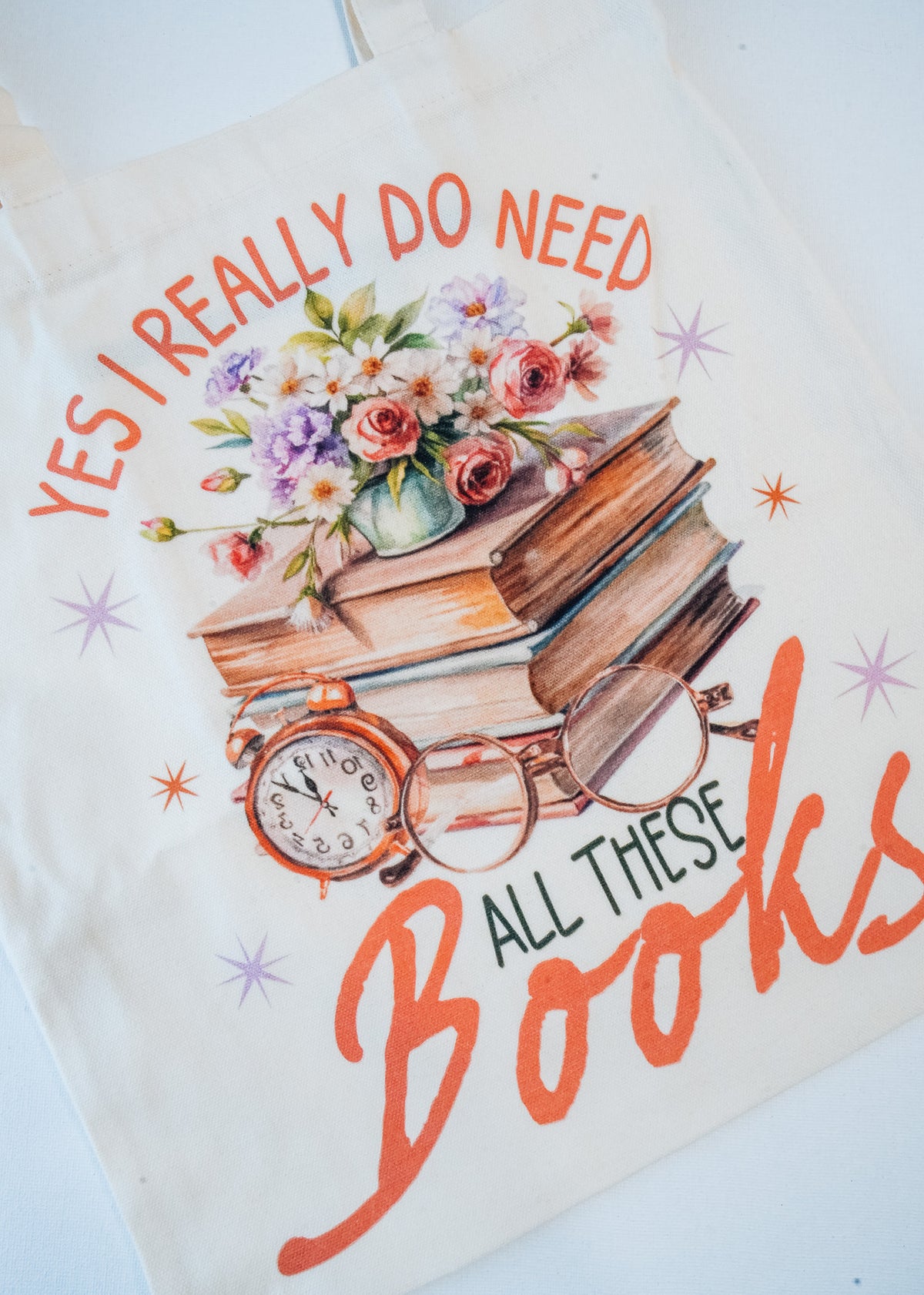 Bookish Canvas Tote Bag