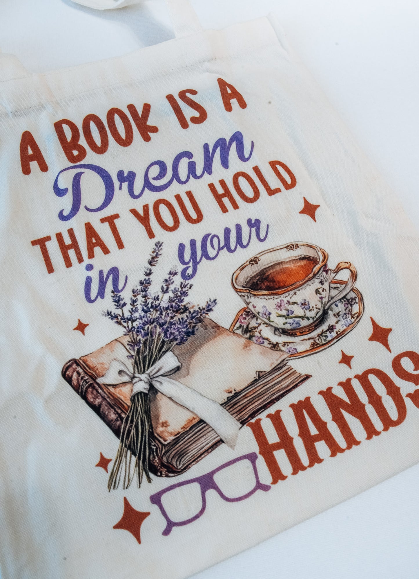 Bookish Canvas Tote Bag